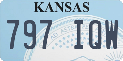 KS license plate 797IQW