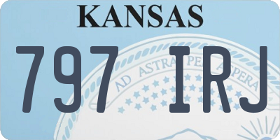 KS license plate 797IRJ