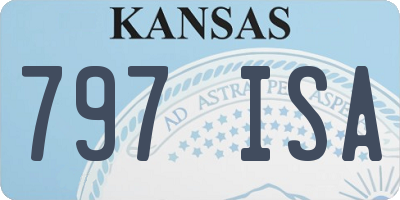 KS license plate 797ISA