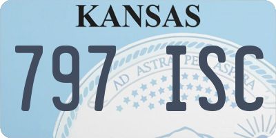 KS license plate 797ISC
