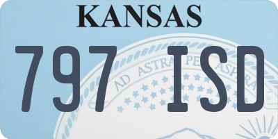 KS license plate 797ISD