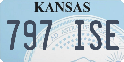 KS license plate 797ISE