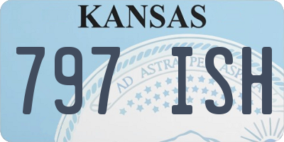 KS license plate 797ISH