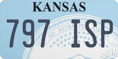 KS license plate 797ISP