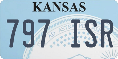 KS license plate 797ISR