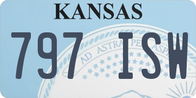 KS license plate 797ISW