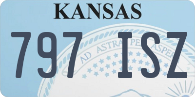 KS license plate 797ISZ