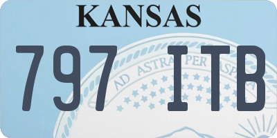 KS license plate 797ITB