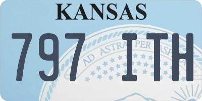 KS license plate 797ITH