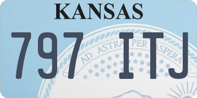 KS license plate 797ITJ