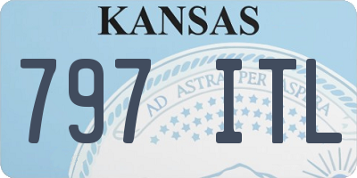 KS license plate 797ITL