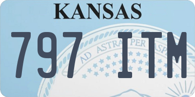 KS license plate 797ITM