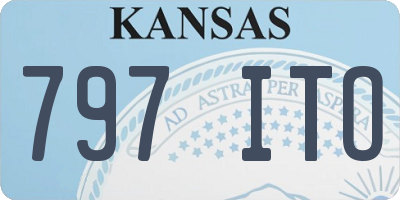 KS license plate 797ITO