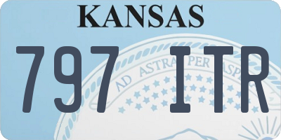 KS license plate 797ITR