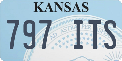 KS license plate 797ITS
