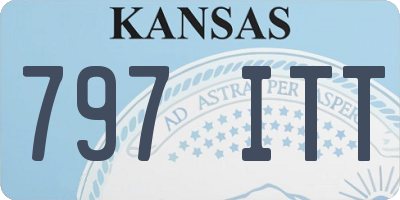 KS license plate 797ITT