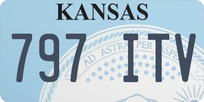 KS license plate 797ITV