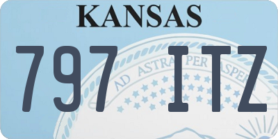 KS license plate 797ITZ