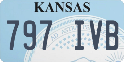 KS license plate 797IVB