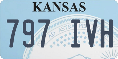KS license plate 797IVH