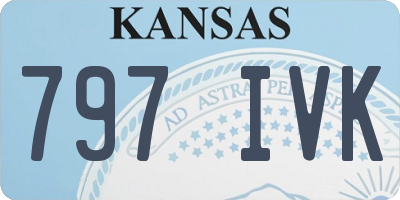 KS license plate 797IVK