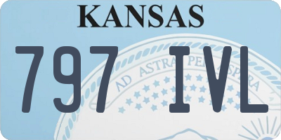 KS license plate 797IVL