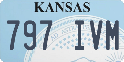 KS license plate 797IVM