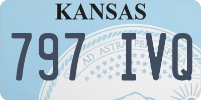 KS license plate 797IVQ