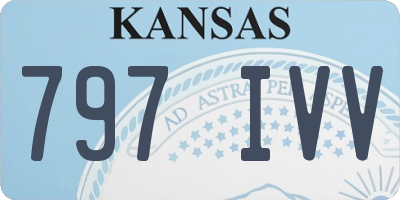 KS license plate 797IVV