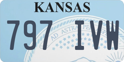 KS license plate 797IVW