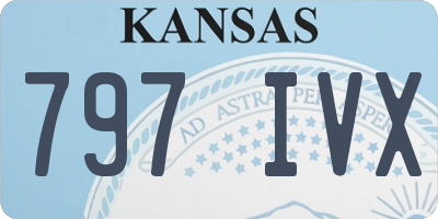 KS license plate 797IVX