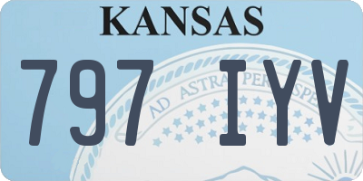 KS license plate 797IYV