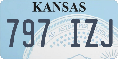 KS license plate 797IZJ