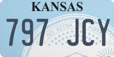 KS license plate 797JCY