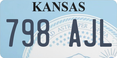 KS license plate 798AJL