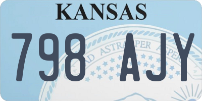 KS license plate 798AJY