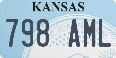 KS license plate 798AML