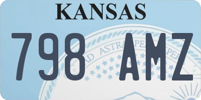 KS license plate 798AMZ
