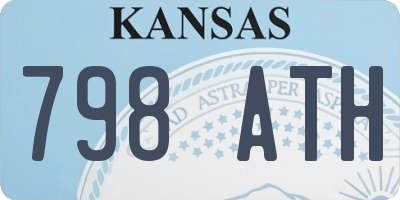 KS license plate 798ATH