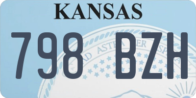 KS license plate 798BZH