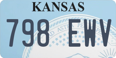 KS license plate 798EWV