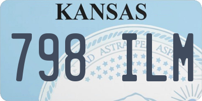 KS license plate 798ILM