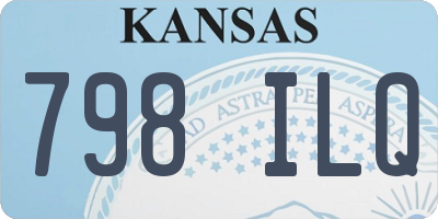 KS license plate 798ILQ