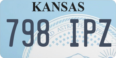 KS license plate 798IPZ