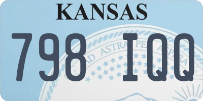 KS license plate 798IQQ