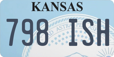KS license plate 798ISH