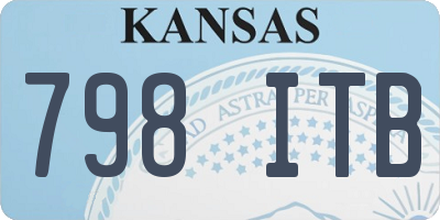 KS license plate 798ITB