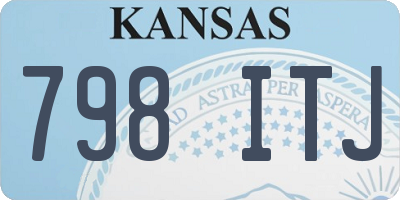 KS license plate 798ITJ