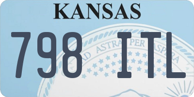 KS license plate 798ITL