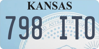 KS license plate 798ITO